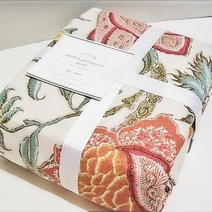 New POTTERY BARN Cynthia Palampore Queen Duvet Cover Stunning Hard to Find